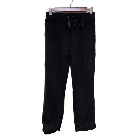 Good American Women's Glam Suit Wrap Top Pull On Pants Black Viscose Medium - Picture 5 of 14